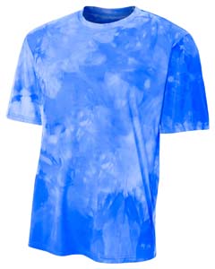 A4 Drop Ship NB3295 - Youth Cloud Dye T-Shirt