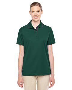 Core 365 78222 - Ladies' Motive Performance Pique Polo with Tipped Collar
