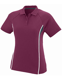 Augusta Drop Ship 5024 - Ladies Wicking Polyester Mesh Sport Shirt with Contrast Inserts