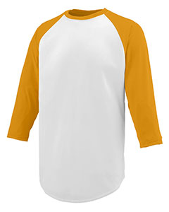 Augusta Sportswear 1506 - Youth Wicking Polyester 3/4 Raglan Sleeve T-Shirt