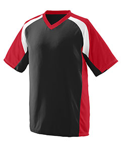 Augusta Sportswear 1536 - Youth Wicking Polyester V-Neck Short-Sleeve Jersey with Inserts