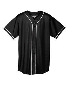 Augusta Sportswear 593 - Wicking Mesh Braided Trim Baseball Jersey