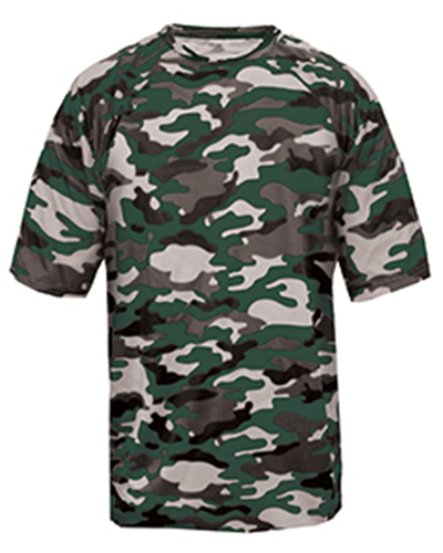 Badger 4181 - Adult Camo Short-Sleeve T-Shirt