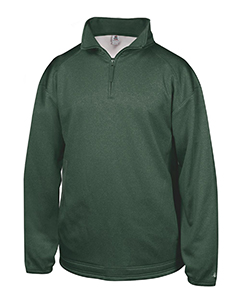 Badger Sport 1483 - Adult Pro Heathered Fleece 1/4 Zip Sweatshirt