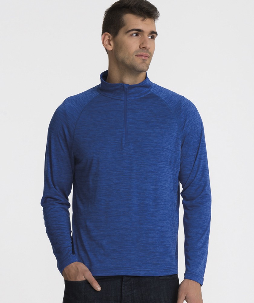 Charles River 9763 - Men's Space Dye Performance Pullover