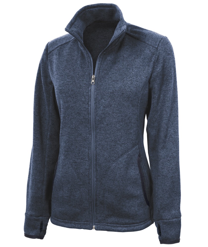 Charles River 5493 - Women's Heathered Fleece Jacket