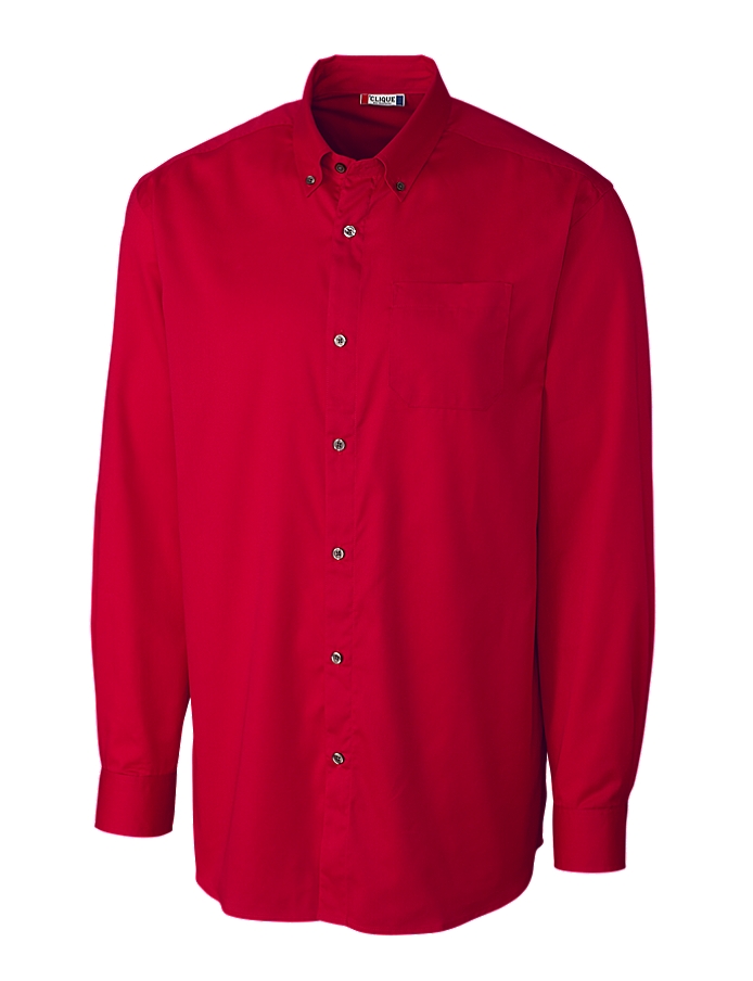 Clique MQW00003  Men's L/S Avesta Stain Resistant Twill