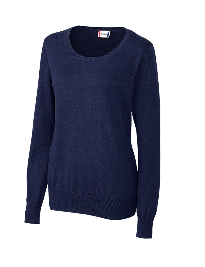 CUTTER & BUCK LQS00001 - Clique Ladies' Imatra Scoop Neck Sweater $28. ...