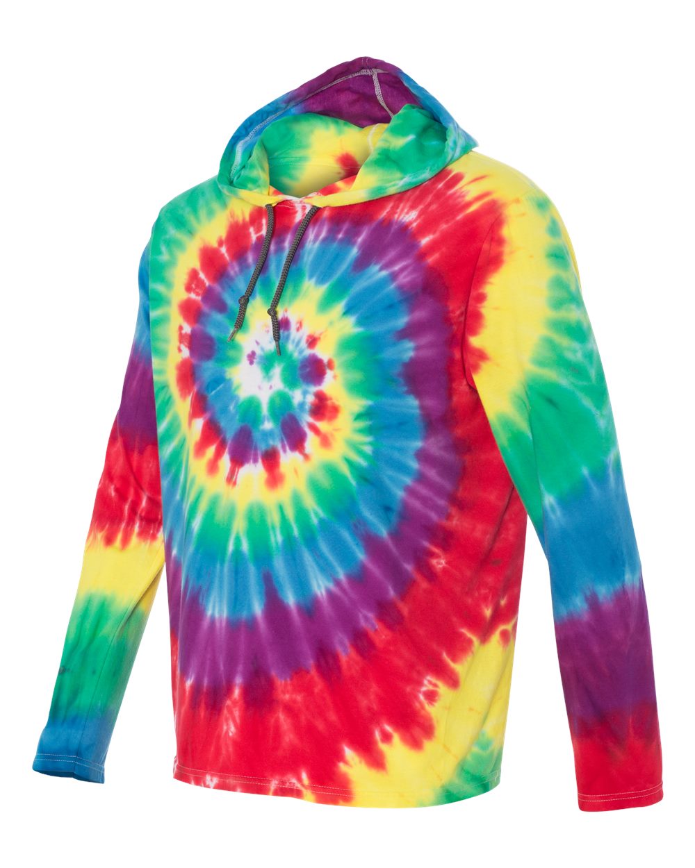 Dyenomite 430VR - Tie-Dyed Hooded Pullover T-Shirt $23.14 - Sweatshirts