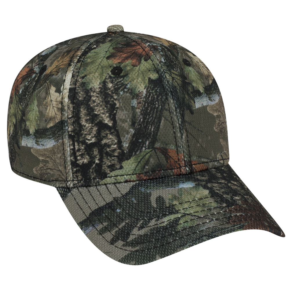 OTTO Cap 103-1263 - Camouflage 6 Panel Low Profile Polyester Baseball Cap