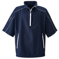 Page & Tuttle P1986 - Men's Free Swing Piped 1/4-Zip Short Sleeve Windshirt