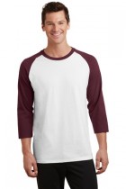 Port & Company® PC55RS - 50/50 Cotton/Poly 3/4-Sleeve Raglan T-Shirt