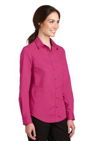Port Authority® L663-Ladies SuperPro™ Twill Shirt
