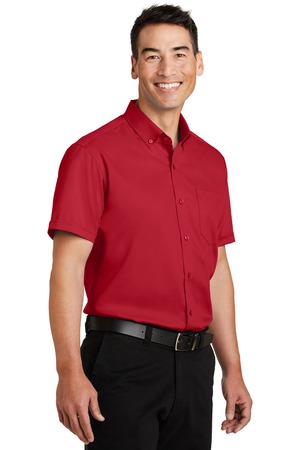 Port Authority® S664-Short Sleeve SuperPro™ Twill Shirt