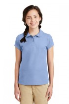 Port Authority® YG503 - Girls Silk Touch® Peter Pan Collar Polo