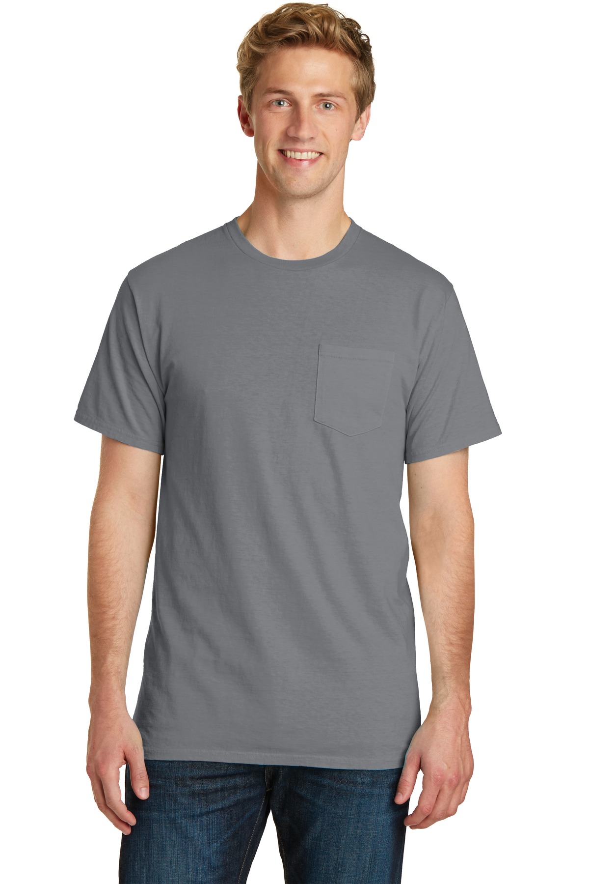 Port & Company  PC099P - Essential Pigment-Dyed Pocket Tee