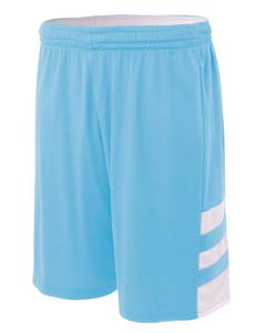 A4 Drop Ship N5334 - Adult 10" Inseam Reversible Speedway Shorts