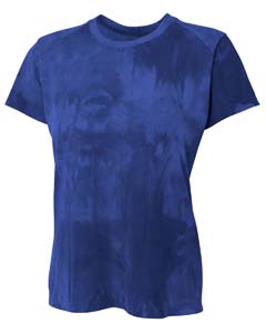 A4 Drop Ship NW3295 - Ladies' Cloud Dye Tech T-Shirt
