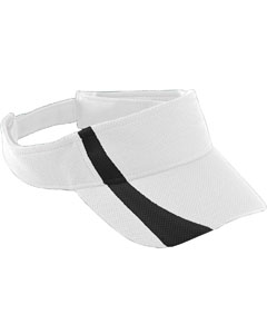 Augusta Drop Ship 6261 - Youth Adjustable Wicking Mesh Two-Color Visor