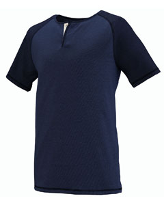 Augusta Sportswear AG2152 - Adult Linear Fusion Short-Sleeve Henley