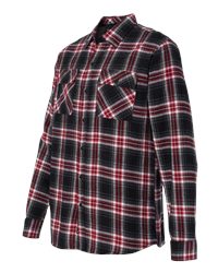 Burnside Mens Yarn-Dyed Long Sleeve Flannel Shirt