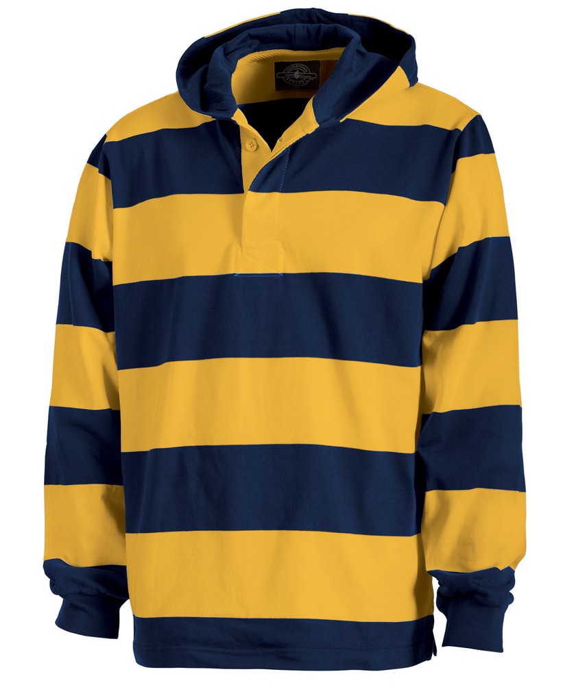 Charles River 9574 - Hooded Rugby Pullover