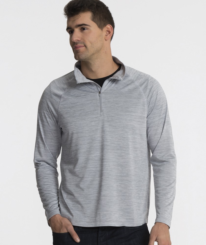 Charles River 9763 - Men's Space Dye Performance Pullover