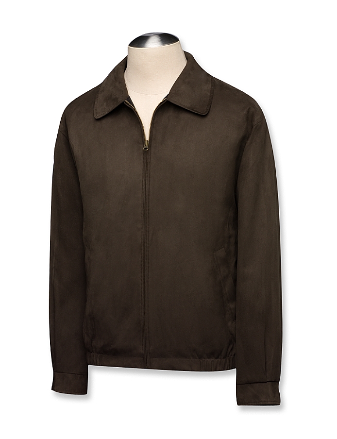 CUTTER & BUCK MCO09185 - Men's Micro Suede City Bomber