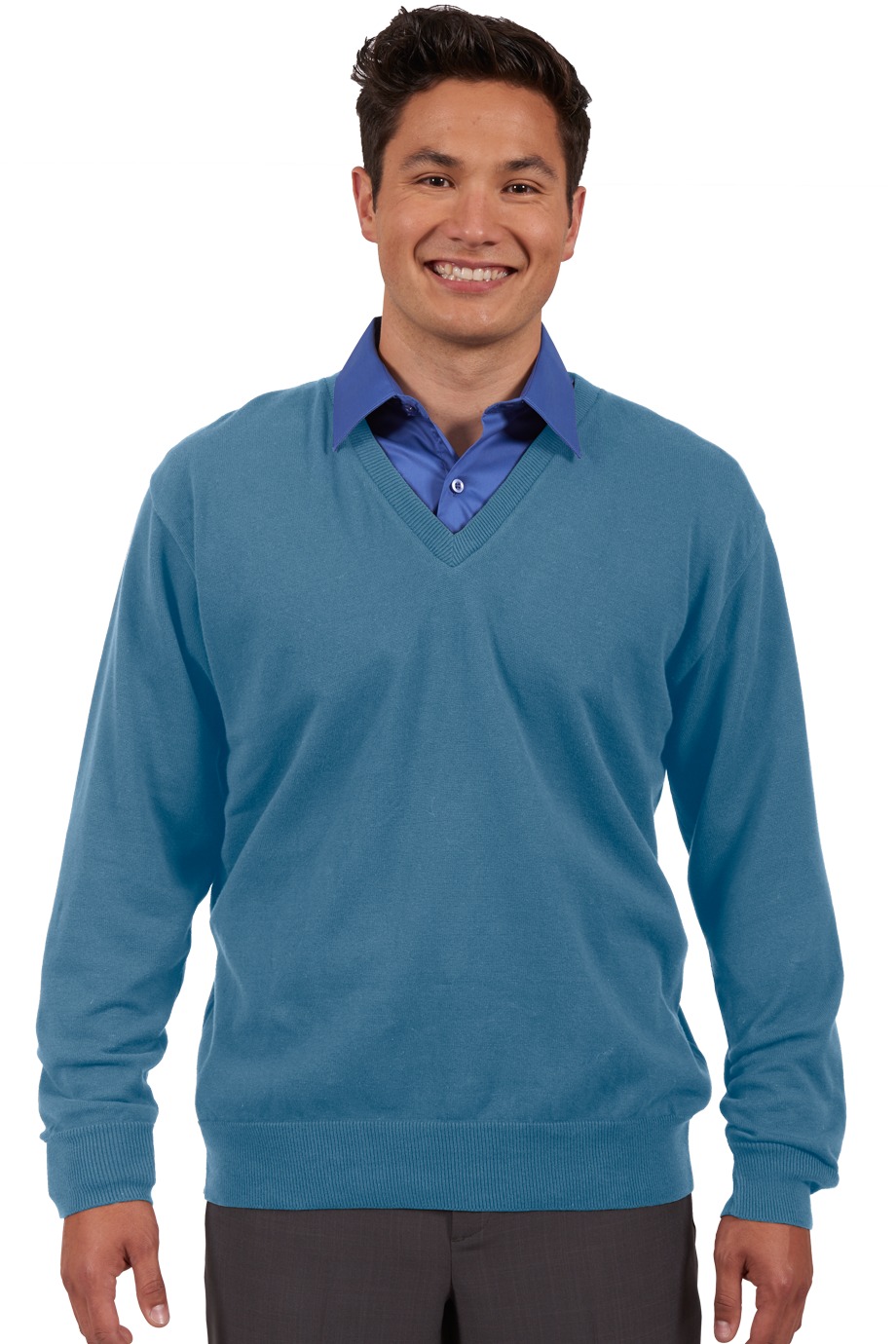 Edwards Garment 4090 - Fine Gauge V neck Sweater