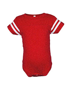 Rabbit Skins Drop Ship 4437 - Infant Fine Jersey Football Bodysuit