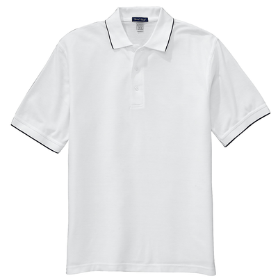 River's End 3603 Men's Easy-Care Tipped Short Sleeve Polo