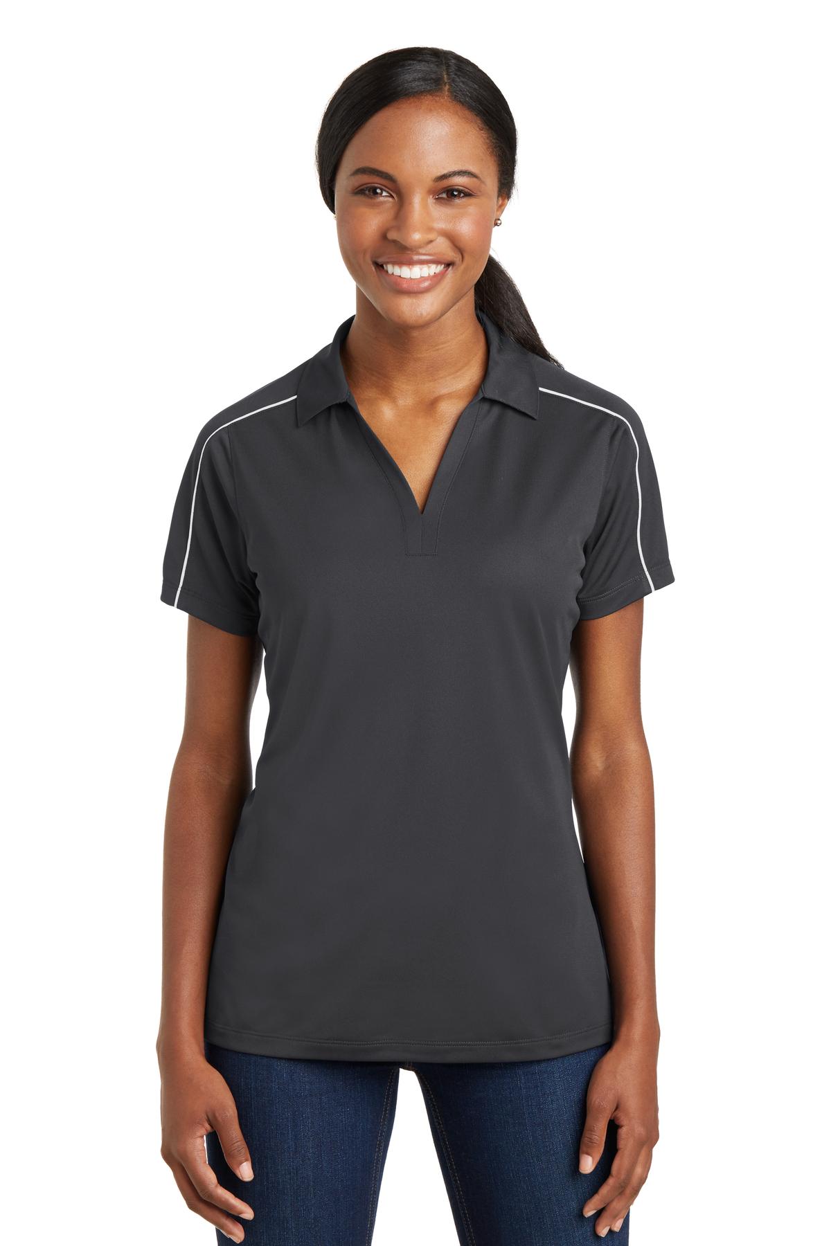 Sport-Tek® LST653 - Ladies Micropique Sport-Wick Piped Polo