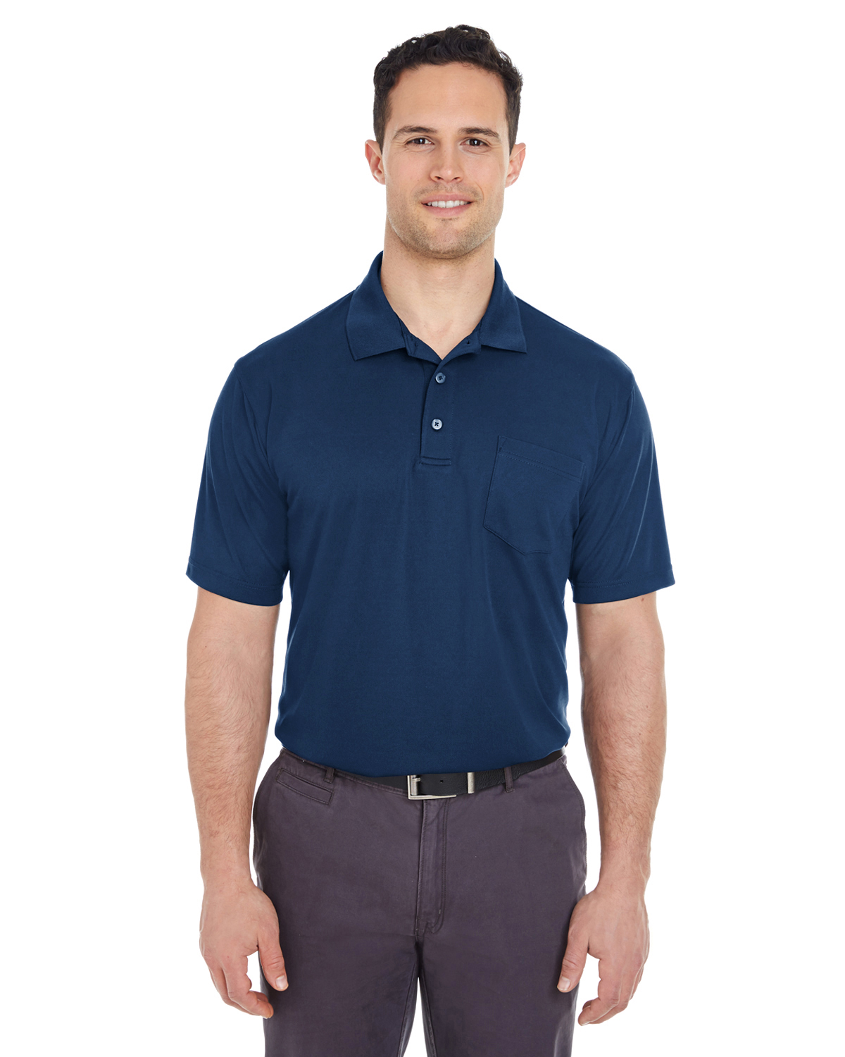 Ultra Club 8210P - Adult Cool & Dry Mesh Pique Polo with Pocket $12.68 ...