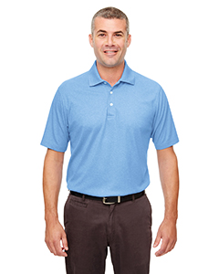 UltraClub UC100 - Men's Heathered Pique Polo