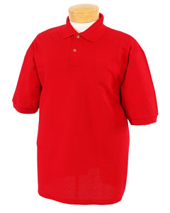Jerzees 440Y  Youth 6.5 oz., 100% Ringspun Cotton Pique short shirt.
