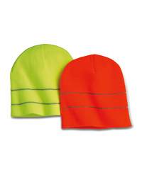 Bayside 3715 Safety Knit Beanie with 3M Reflective Thread