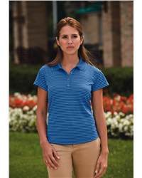 PGA Tour P8SK0007 Ladies' Micro Striped Performance Sport Shirt