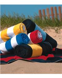 Toppers 7095 Jacquard Striped Resort Beach Towel