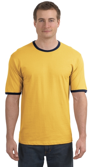     Hanes 5909 Beefy-T Ringer T-Shirt.