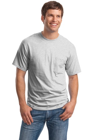 Hanes® 5190 Beefy-T® - 100% Cotton T-Shirt with Pocket - Men's T-Shirts