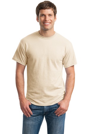 Gildan 8000  Ultra Blend50/50 Cotton/Poly T-Shirt.