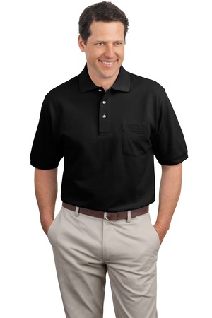 Port Authority® K420P Pique Knit Polo with Pocket