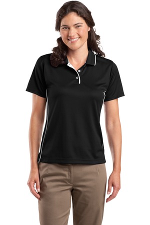 Sport-Tek® L467 Ladies Dri-Mesh® Polo with Tipped Collar and Piping