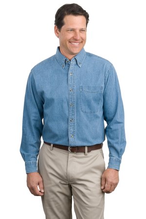 Port Authority® S600 Long Sleeve Denim Shirt