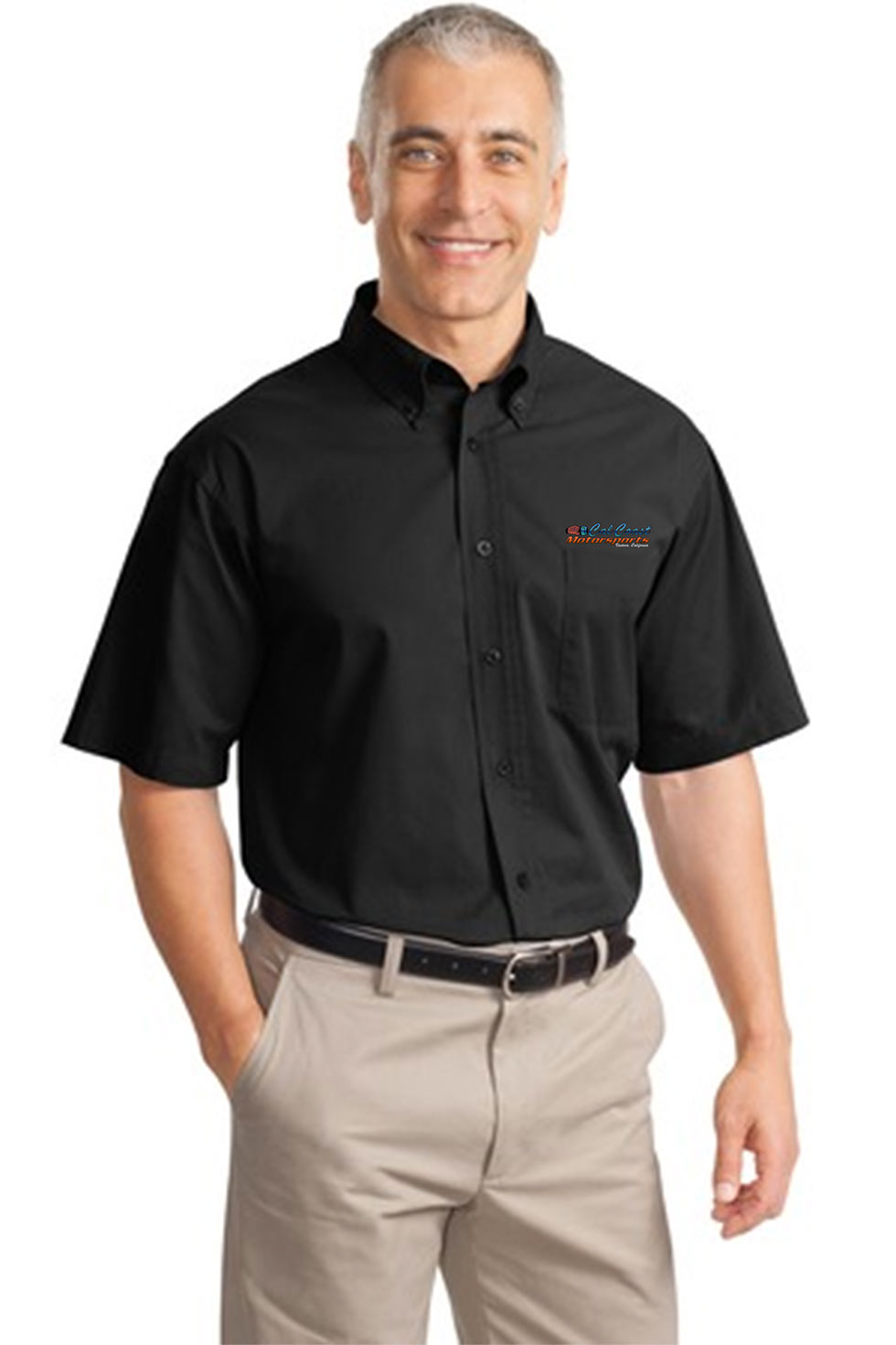 custom design of Port Authority® S635 Short Sleeve Value Cotton Twill Shirt