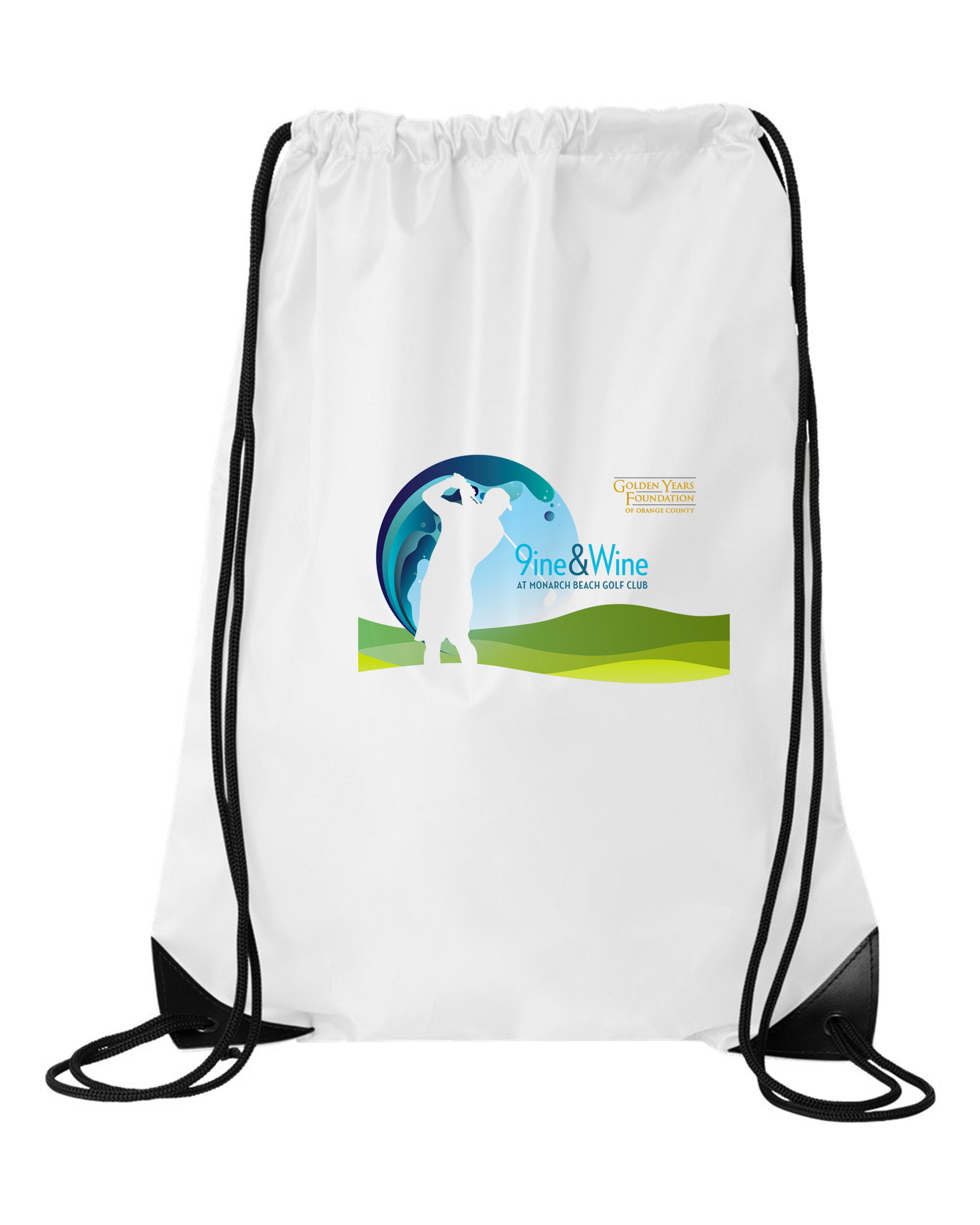 custom design of Liberty Bags 8886 Value Drawstring Backpack