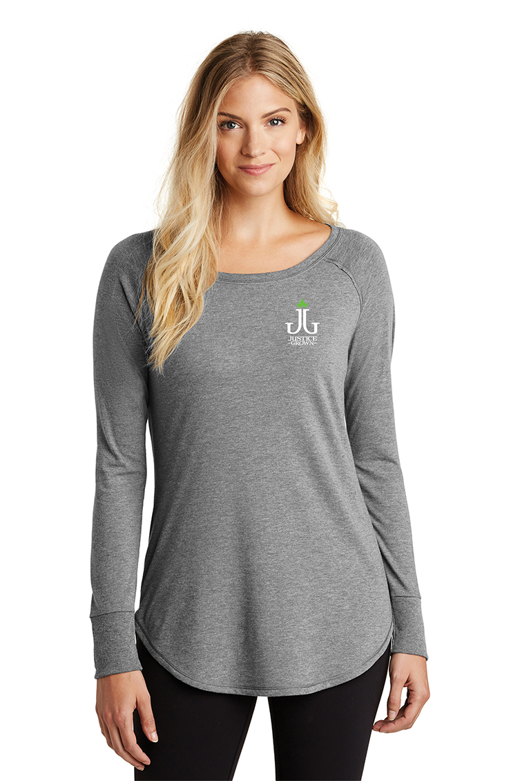 custom design of District DT132L - Ladies Perfect Tri Long Sleeve Tunic
